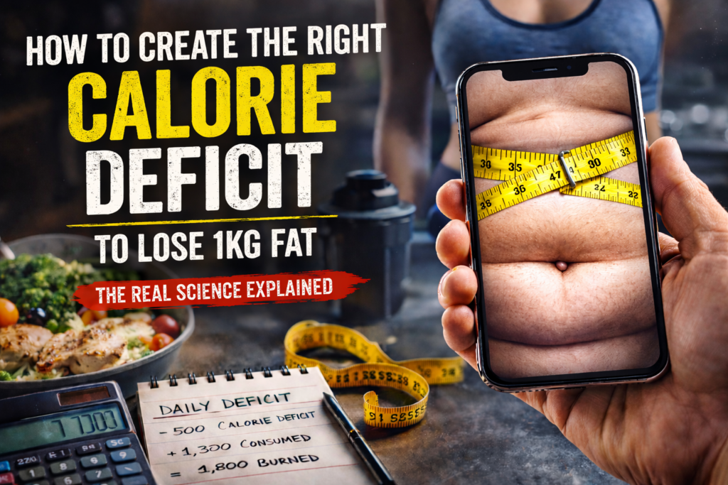How Many Calories to Lose 1kg Fat? (The Shocking Truth Most People Get Wrong) 2 How to Create the Right Calorie Deficit to Lose 1kg Fat