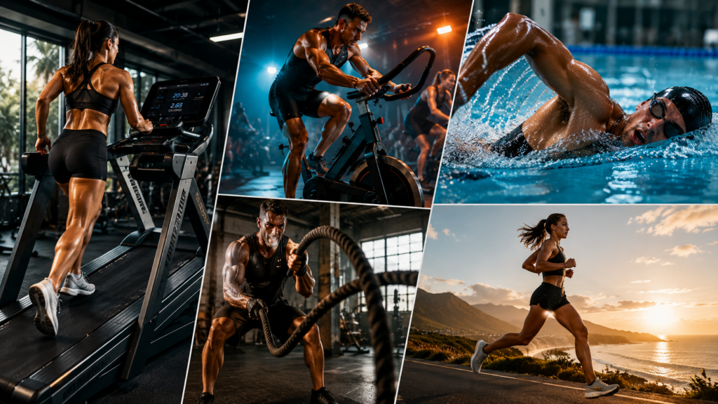 Different types of cardio exercises for weight loss and fat burning