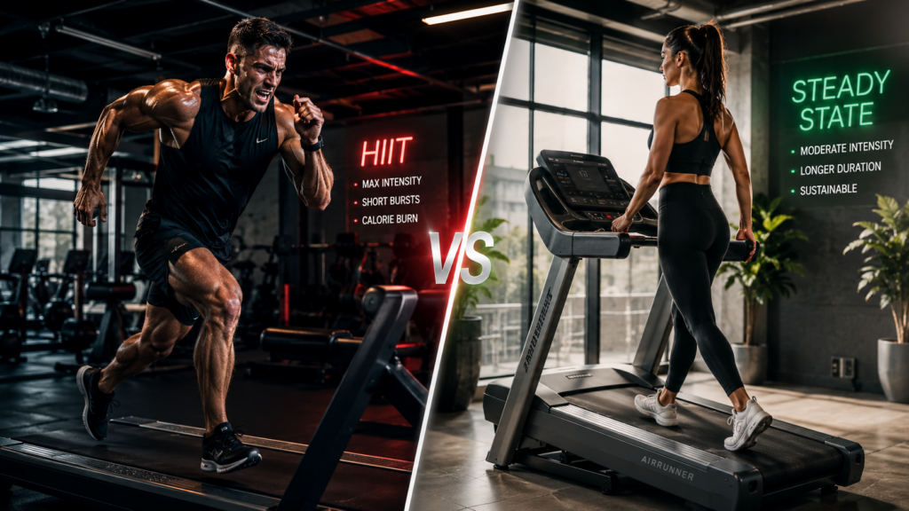HIIT versus steady-state cardio comparison for fat loss
